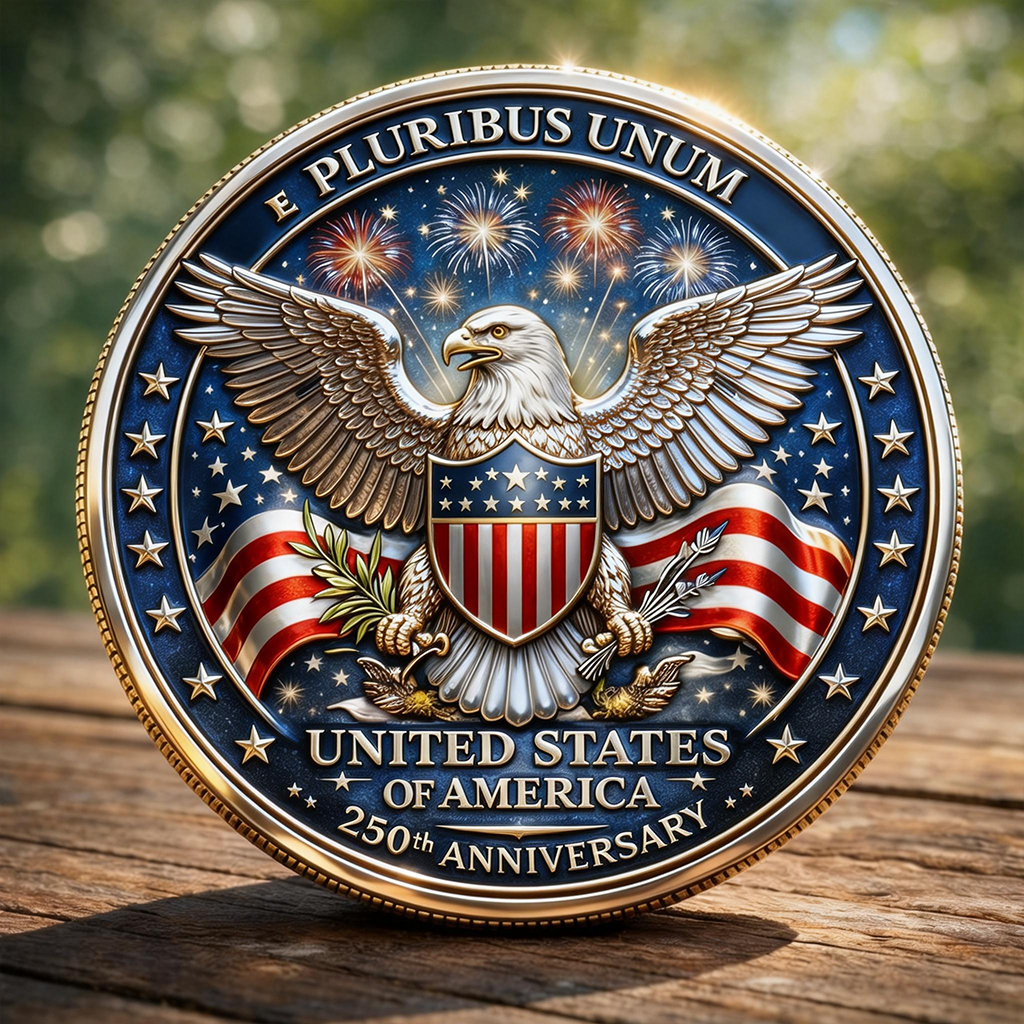 America 250th Anniversary Commemorative Coin (1776–2026)