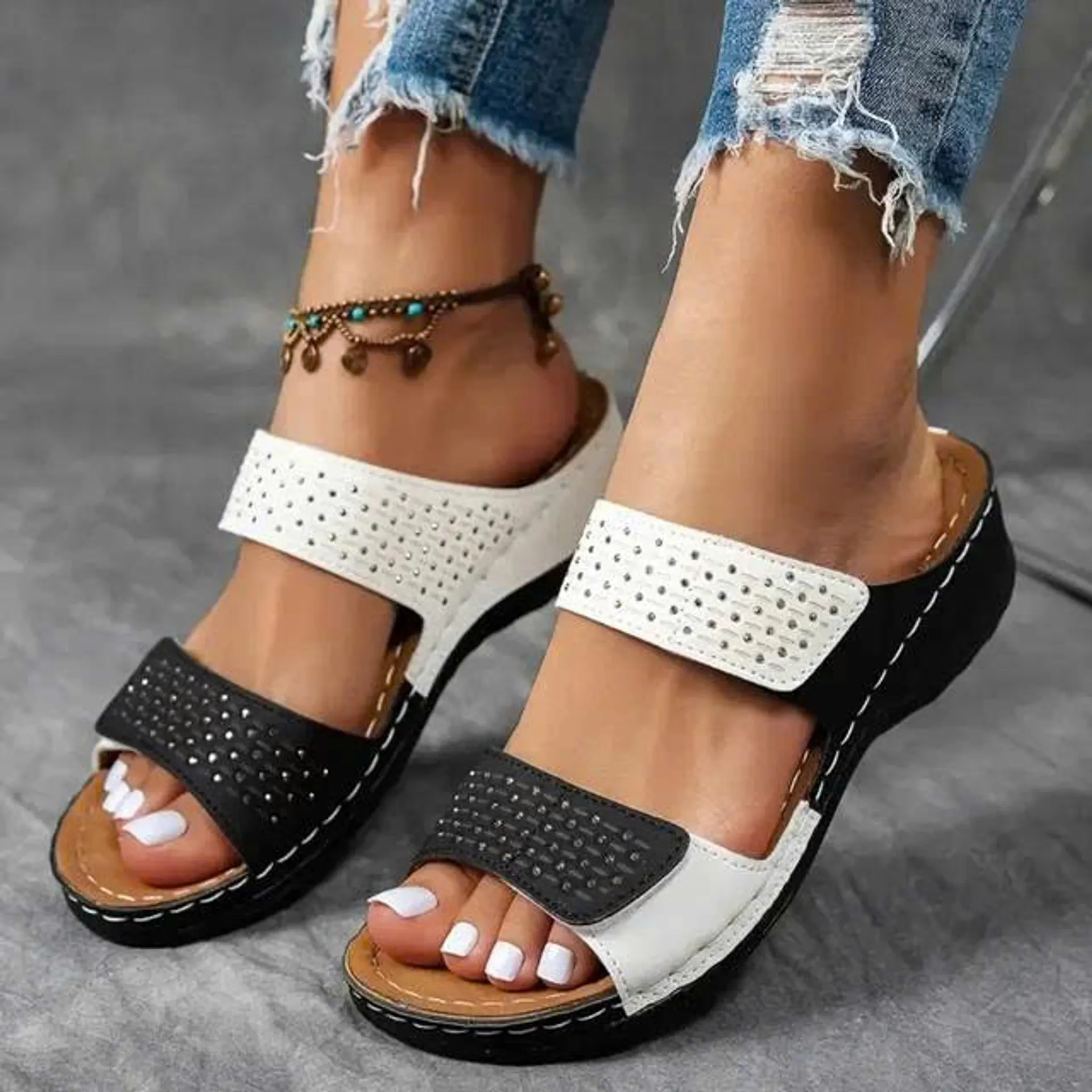 🔥Last Chance Deal – 70% OFF🔥 | Lightweight wedge sandals with soft cushioning and arch support for women!