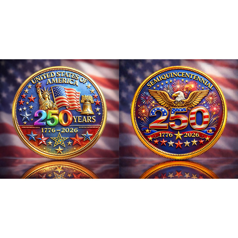 United States Semiquincentennial 250th Anniversary Commemorative Coin