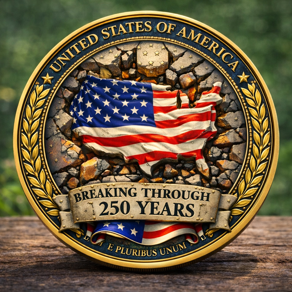 🏆Flash Sale 60% OFF - United States 250 Years Breaking Through Coin