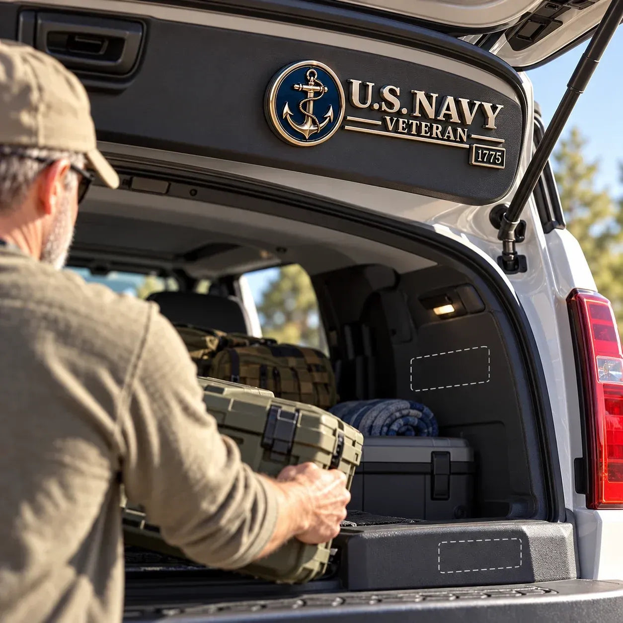 nexclio® 🇺🇸🎖️ Veteran Honor 3D Metal Car Emblem – A Tribute to Service & Pride