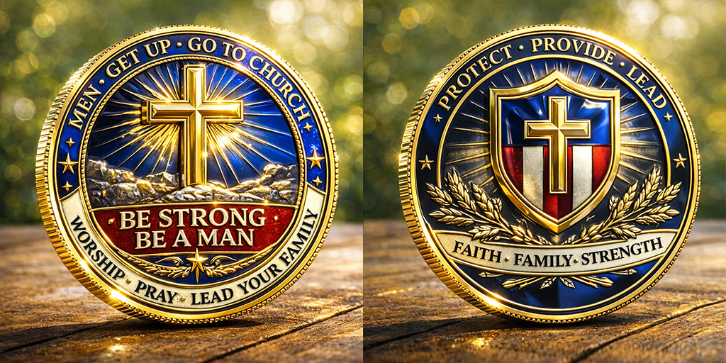 Christian Challenge Coin for Men