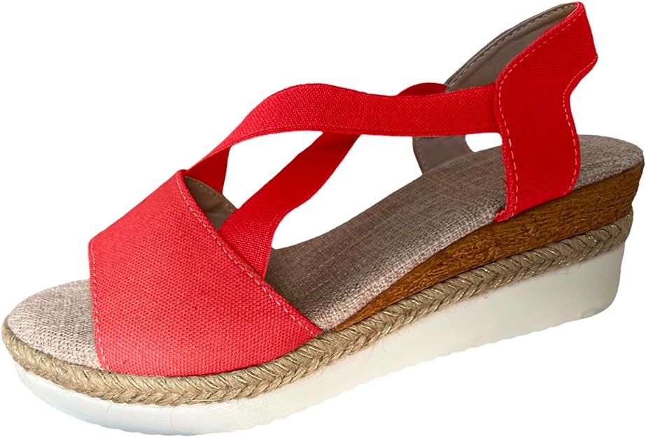 🔥Last Day 70% OFF -Women's Chunky Platform Classic Flat Bottom Slope Heel Sandals