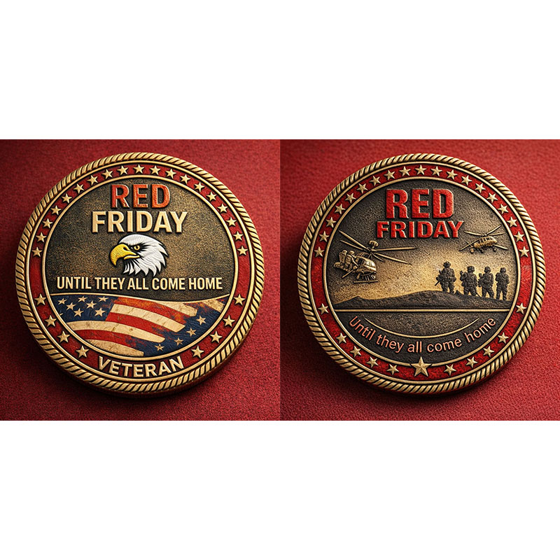 RED FRIDAY Veteran Commemorative Coin