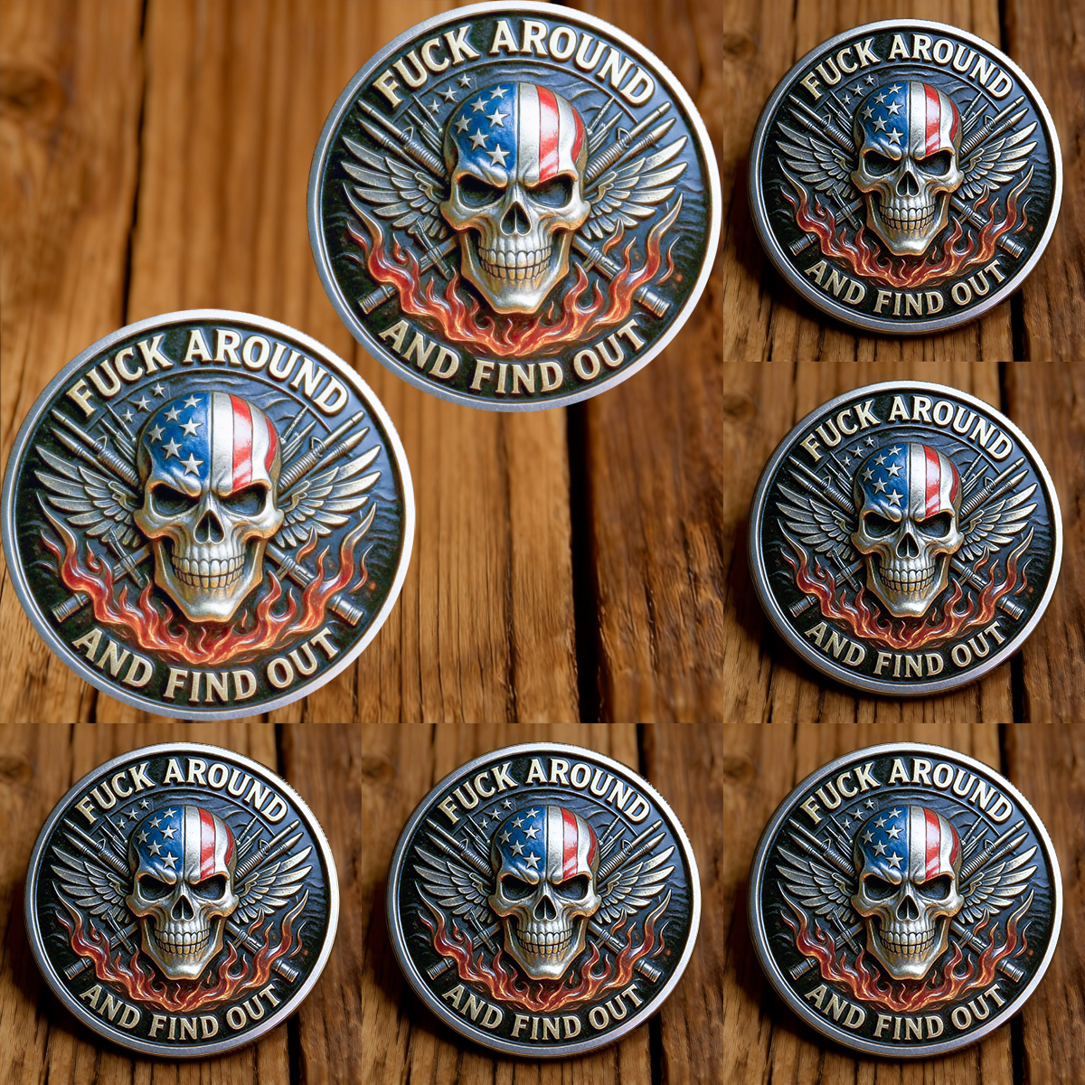 🏆Flash Sale 60% OFF - ✨“F.A.F.O.” Challenge Coin – STAY READY, ALWAYS 🔥
