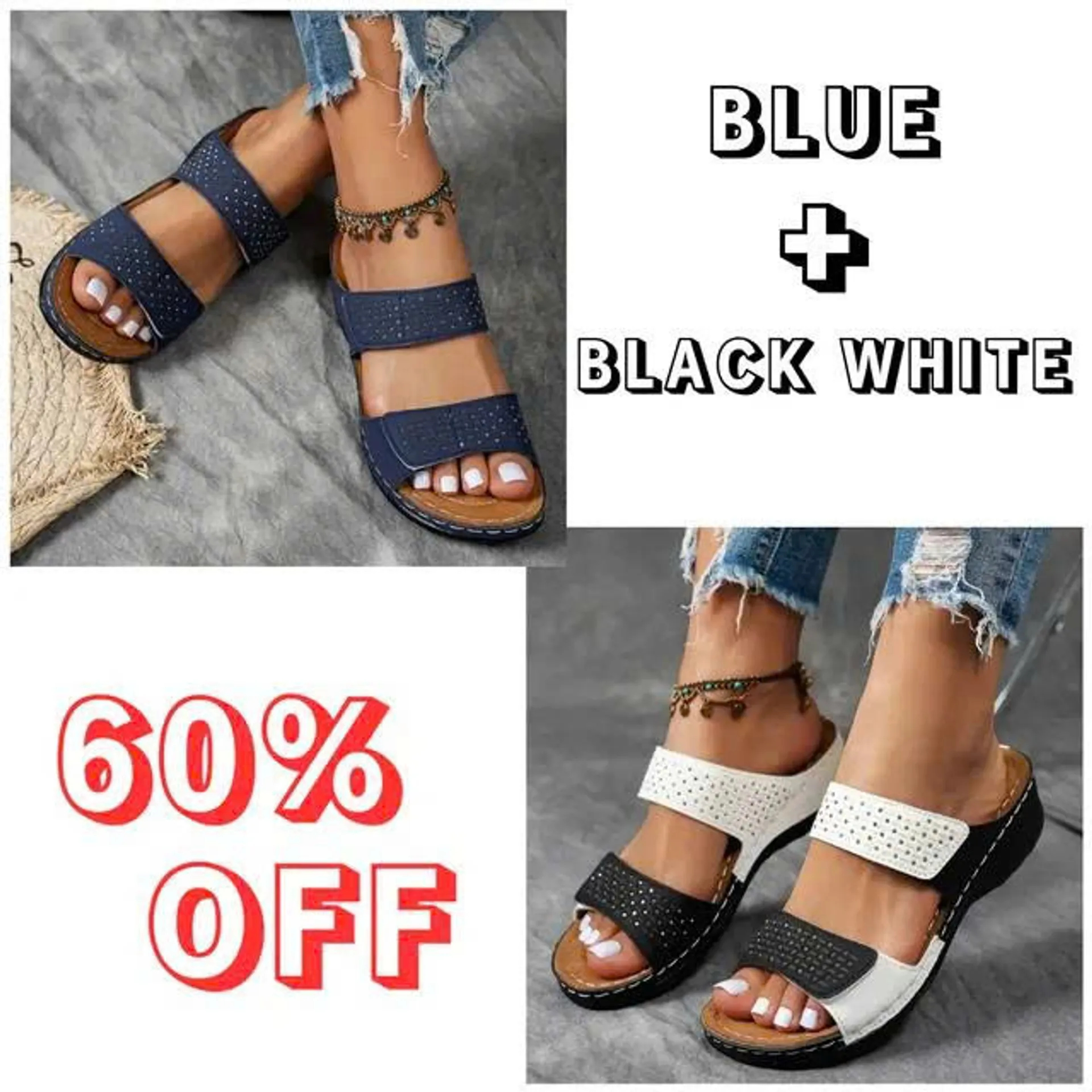 🔥Last Chance Deal – 70% OFF🔥 | Lightweight wedge sandals with soft cushioning and arch support for women!