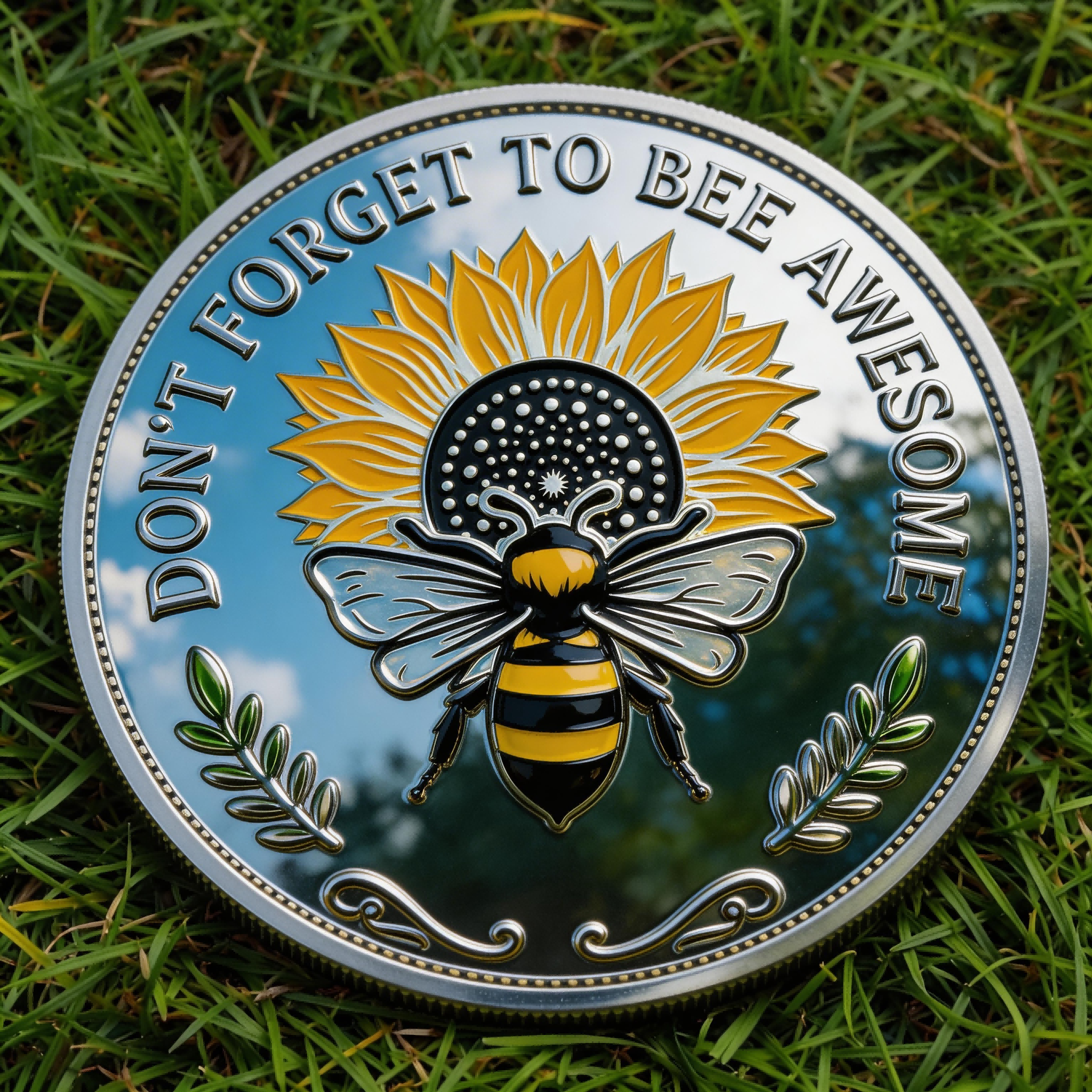 🏆250TH ANNIVERSARY SALE- 60% OFF - Bee Kind Positivity Commemorative Coin 🐝🪙🌼