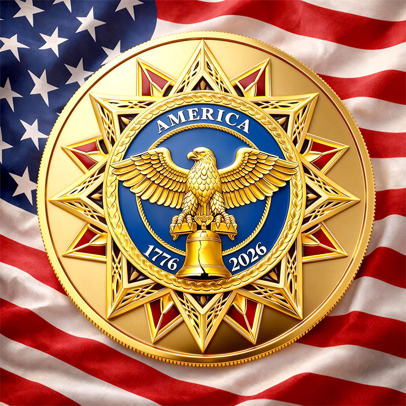 United States 250th Anniversary Commemorative Coin