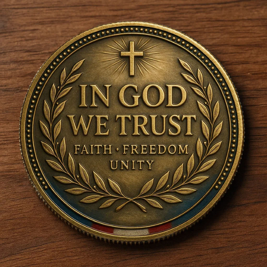 🏆Flash Sale 60% OFF - 🙏 “One Nation Under God” Commemorative Coin 🇺🇸✨