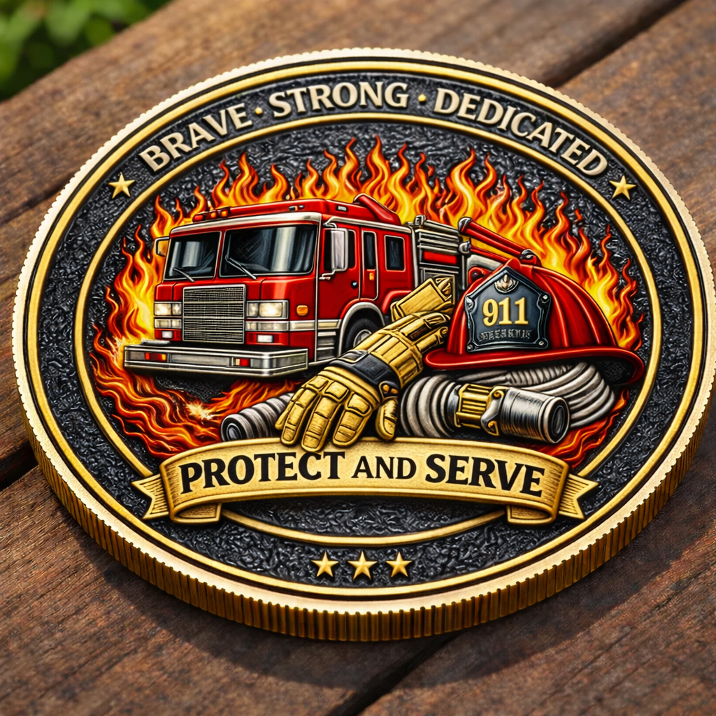 🏆Flash Sale 60% OFF - Firefighter Pride Coin