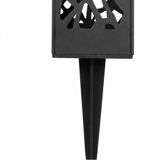 Solar Pathway Stake Lights with Mosaic Shadow Pattern (8-Pack)