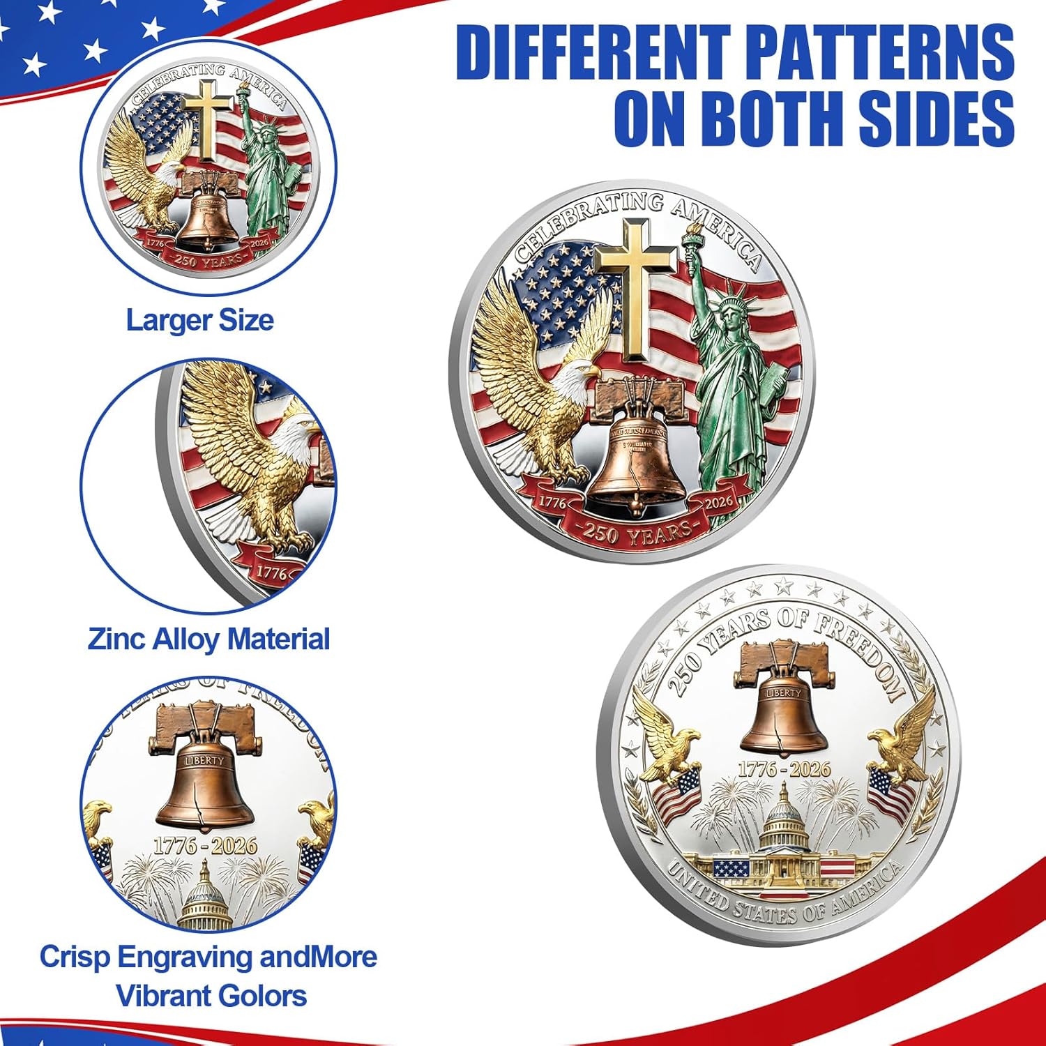 250 Years of Freedom Commemorative Coin