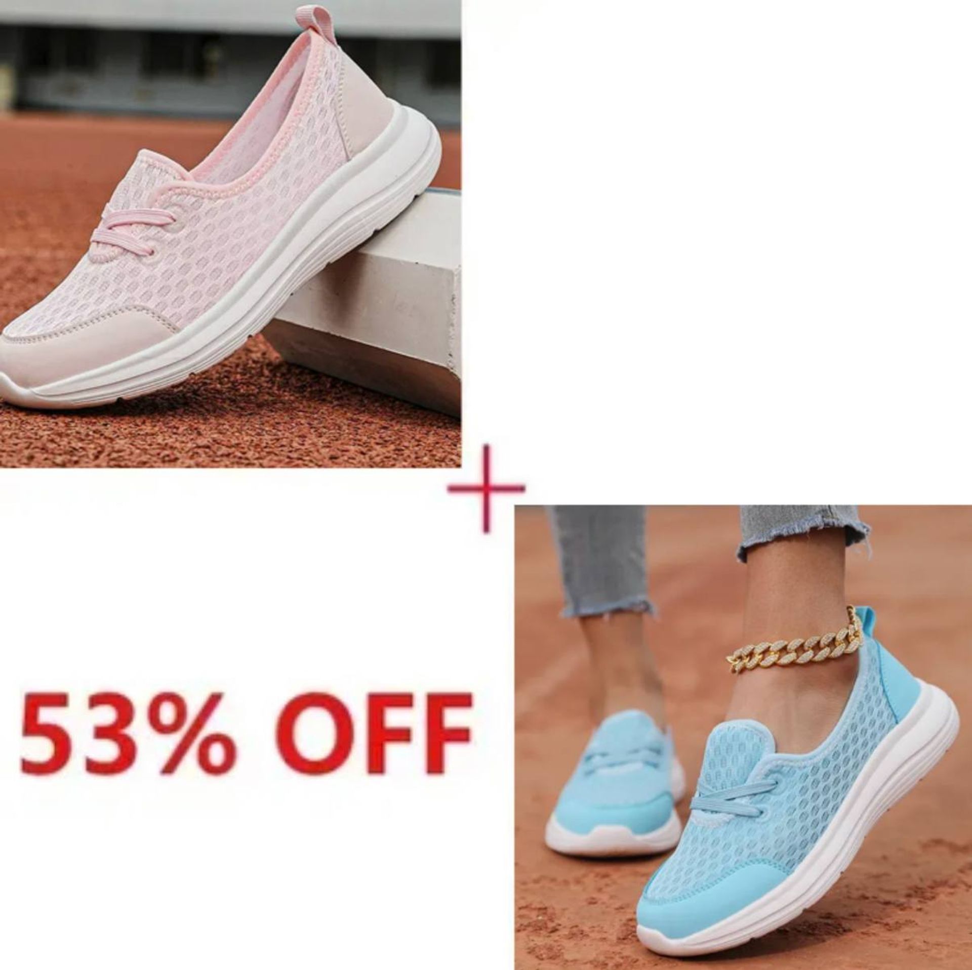 🔥LAST DAY 60% OFF - Women's Soft Sole Mesh Comfort Orthopedic Shoes