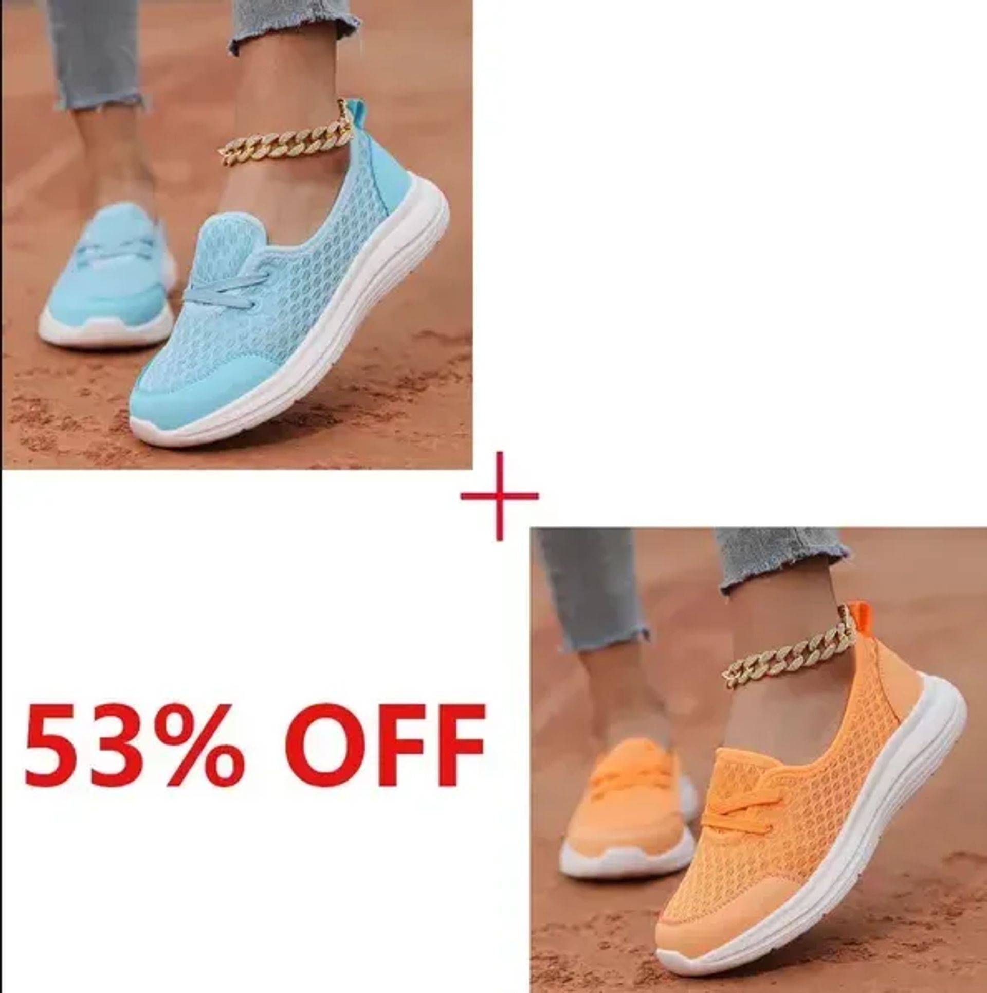 🔥LAST DAY 60% OFF - Women's Soft Sole Mesh Comfort Orthopedic Shoes