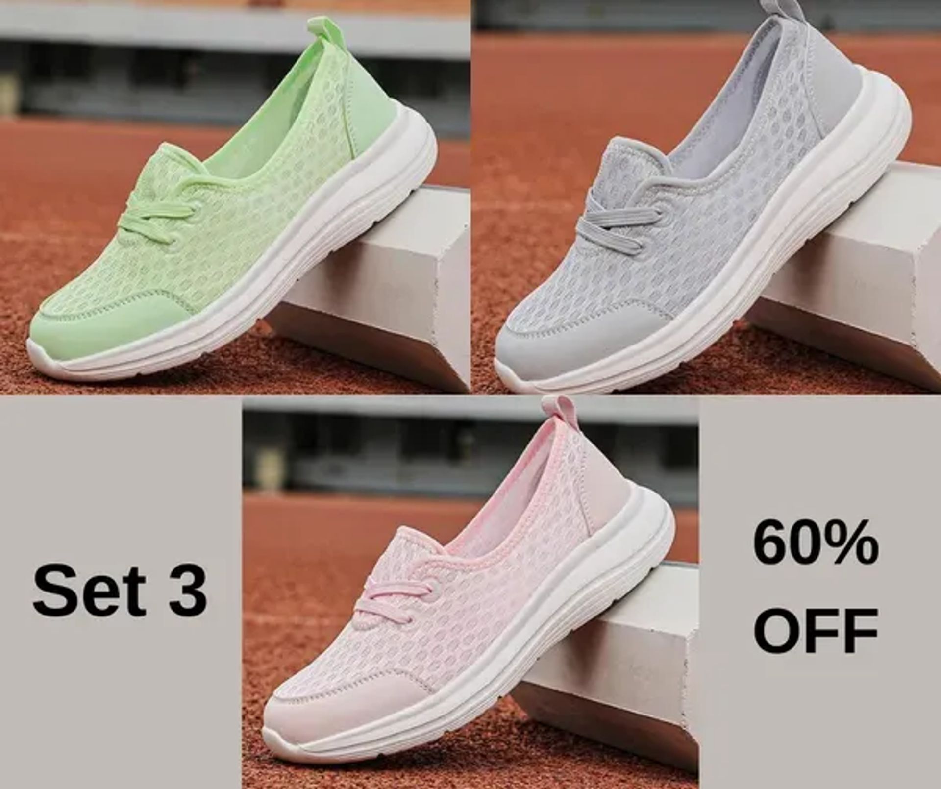🔥LAST DAY 60% OFF - Women's Soft Sole Mesh Comfort Orthopedic Shoes