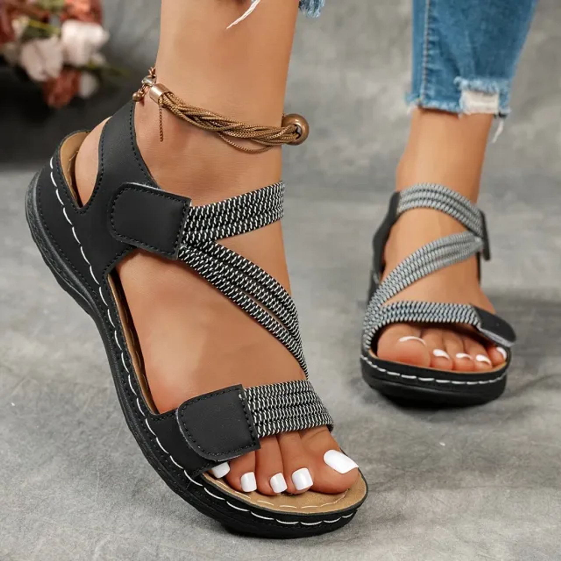 🔥Summer Best Seller🔥CNSN Women's Summer Fisherman Sandals