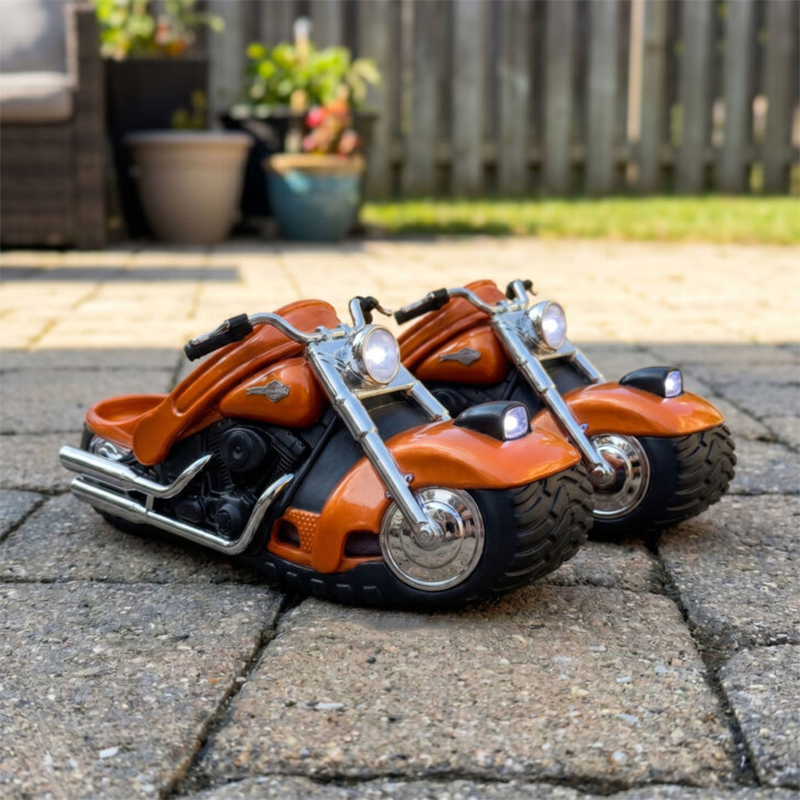 🏍️ Motorcycle Slippers – Ride Into Comfort!