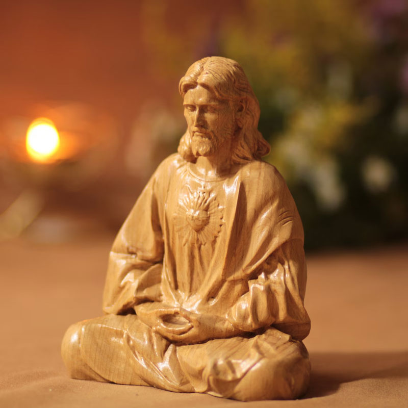 Jesus Christ Statue in contemplation