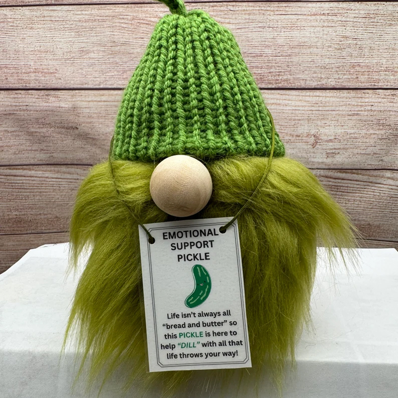 Emotional Support Pickle Gnome