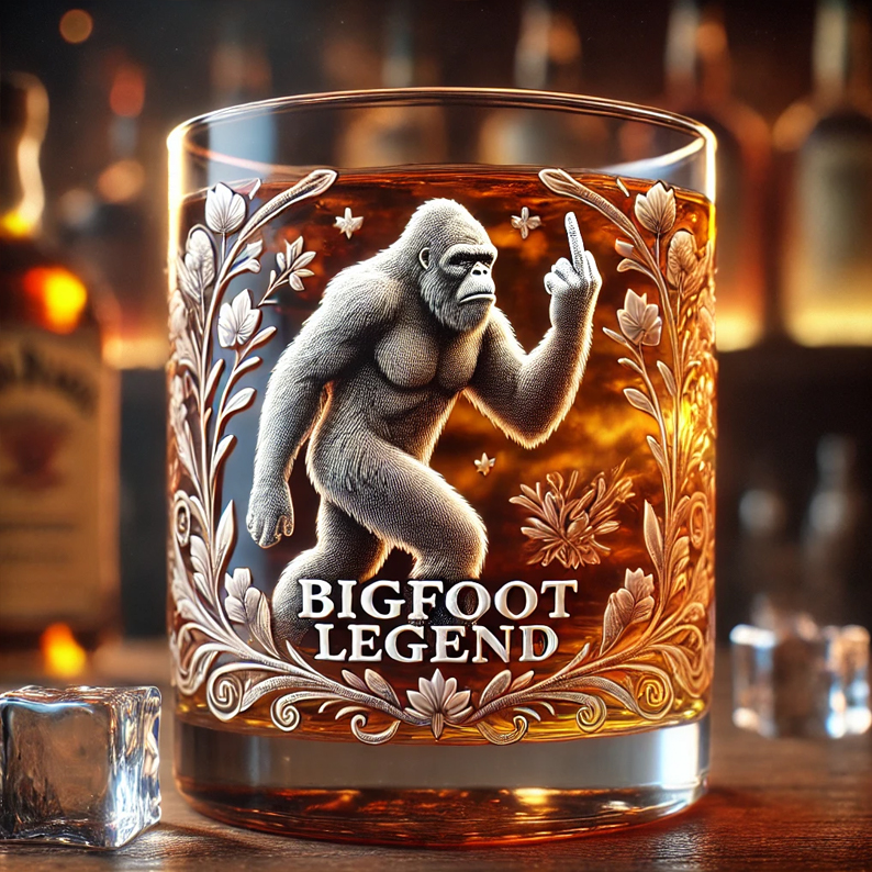 Bigfoot Legend glass