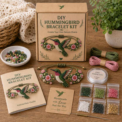 🐙DIY Beaded Bracelet Making Kit