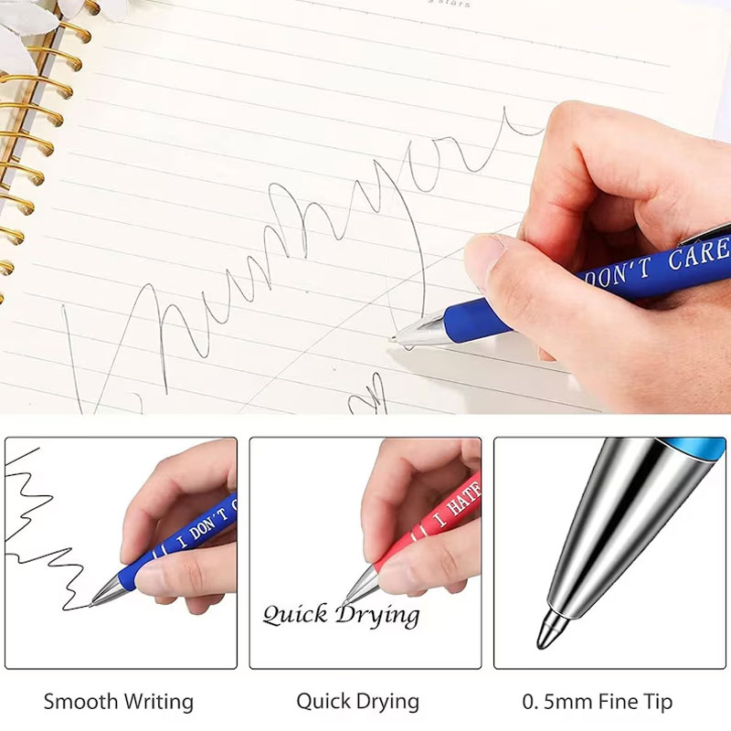 Funny Daily Pen Set of 10