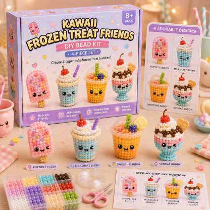 Kawaii Candy & Snack Friends DIY Bead Kit
