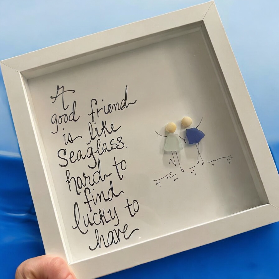 Friendship sea glass