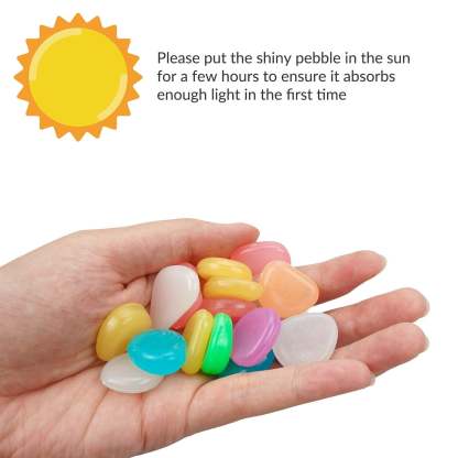 Luminous Stones – Mixed Color Glow (150 PCS)