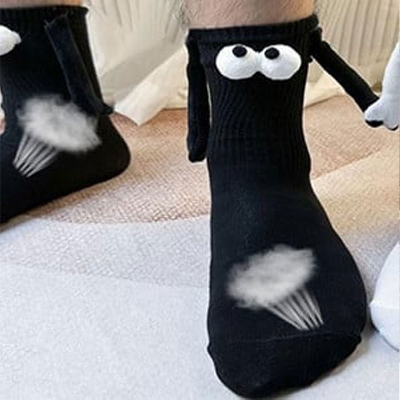 Magnetic Holding Hands Socks