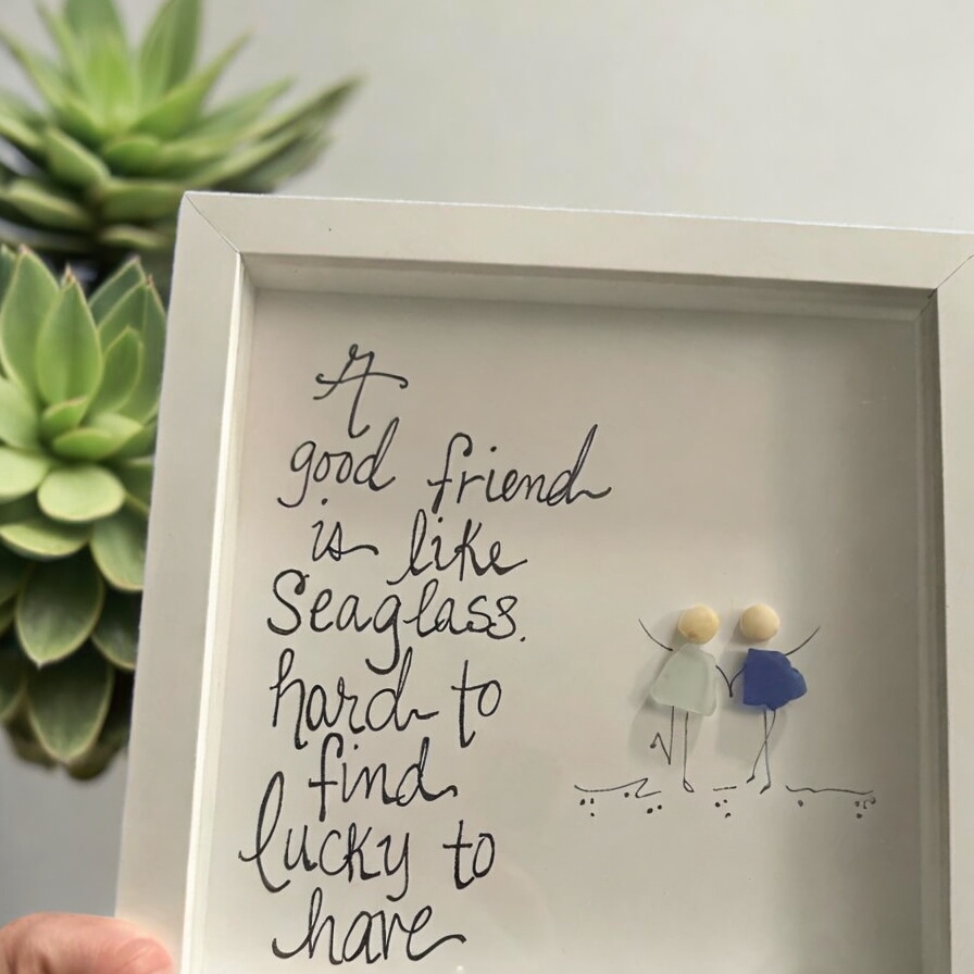 Friendship sea glass