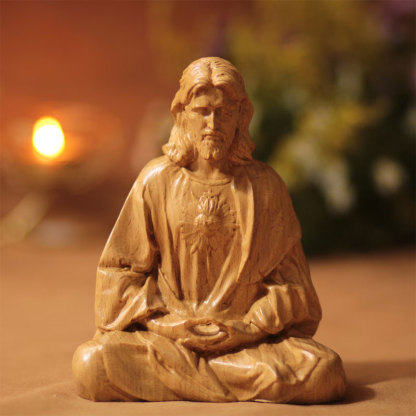 Jesus Christ Statue in contemplation