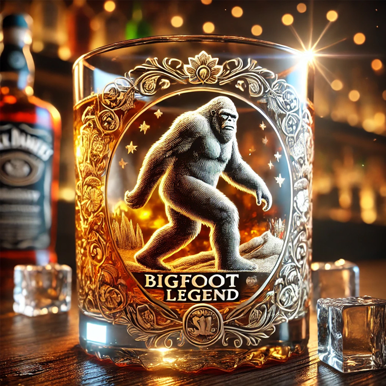 Bigfoot Legend glass