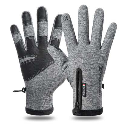 Touchscreen Winter Gloves – Windproof, Fleece-Lined & Ready for Adventure