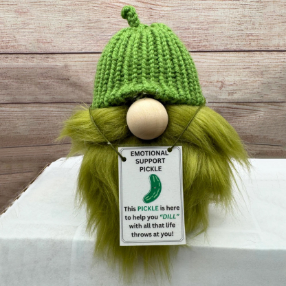 Emotional Support Pickle Gnome