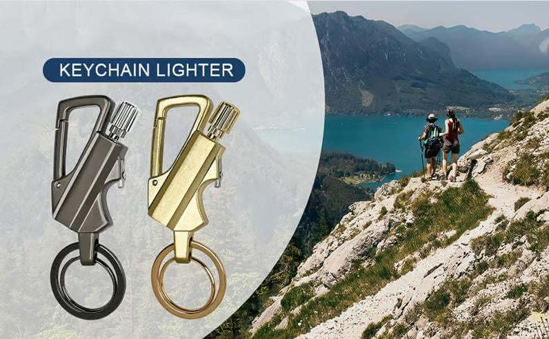🔥Permanent Match Infinity Lighter with Multitool Keychain Bottle Opener