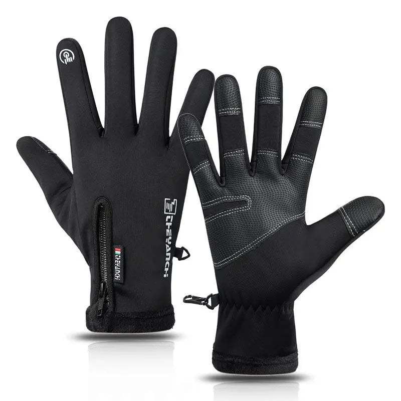 Touchscreen Winter Gloves – Windproof, Fleece-Lined & Ready for Adventure