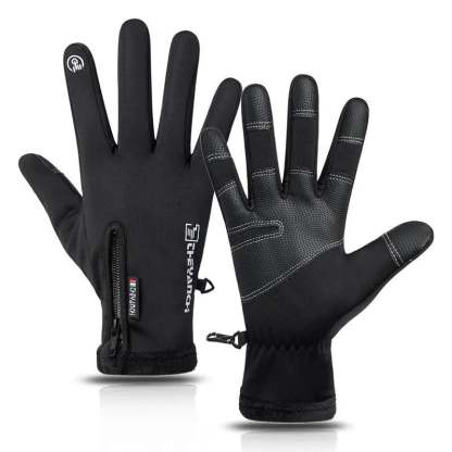 Touchscreen Winter Gloves – Windproof, Fleece-Lined & Ready for Adventure