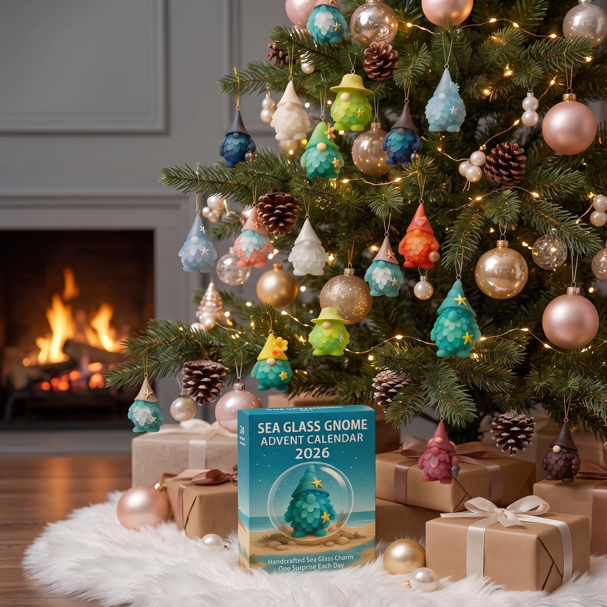 🔥HOT SALE🔥🌊🧝‍♂️Sea Glass Gnome Advent Calendar 2026