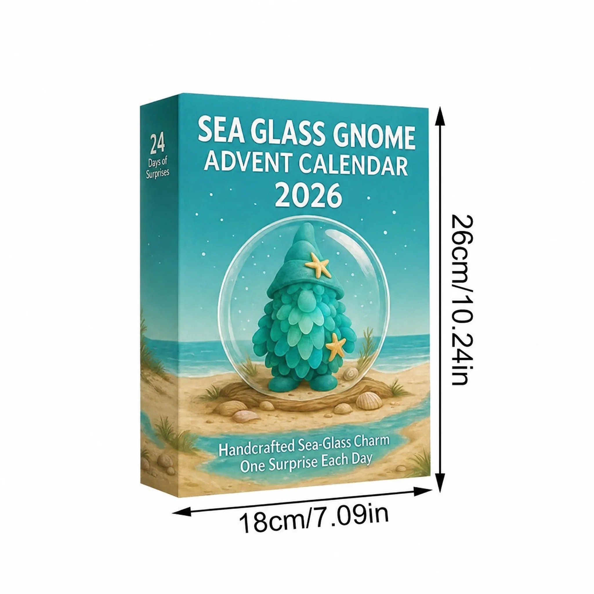 🔥HOT SALE🔥🌊🧝‍♂️Sea Glass Gnome Advent Calendar 2026