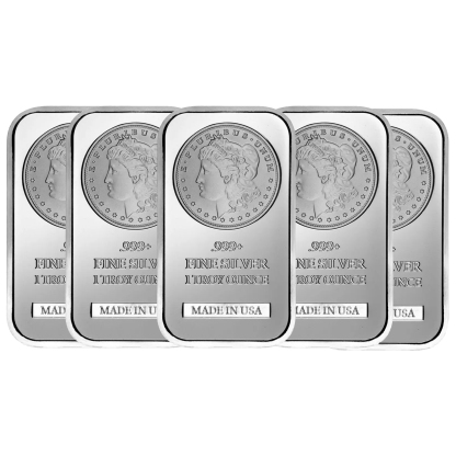 🔥Last Day 60% OFF| 1 oz SilverTowne Morgan Silver Bar