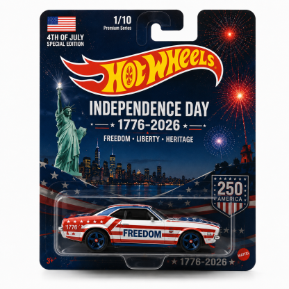 American Independence Day Patriotic Premium Muscle Car