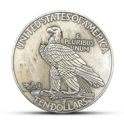 1907 Indian Head Liberty Commemorative Coin – Vintage American Tribute Collectible