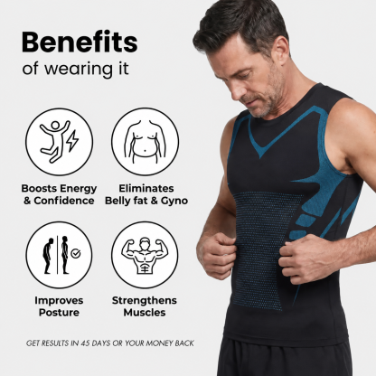 40% OFF Today — 🔥Men's Shaping Vest For A Sharper, More Confident Look