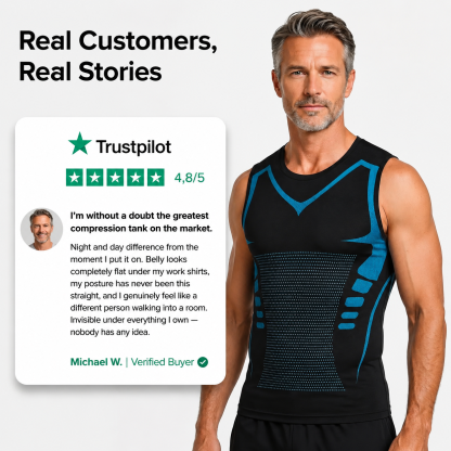40% OFF Today — 🔥Men's Shaping Vest For A Sharper, More Confident Look