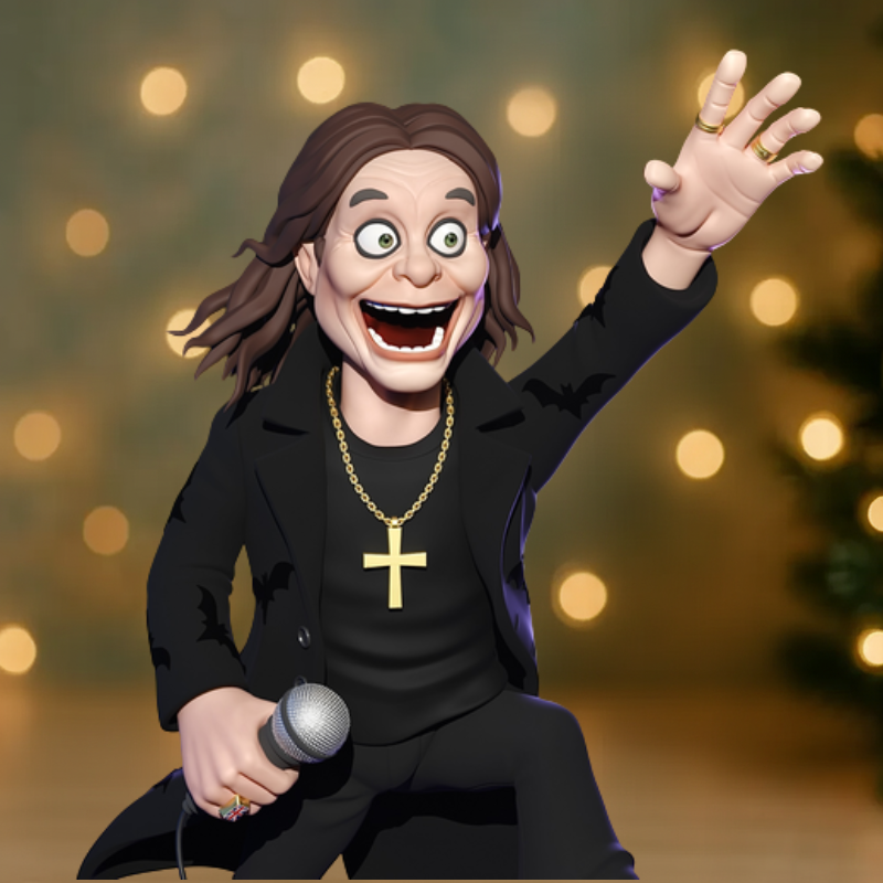 🎉 New Arrival: Stylized Ozzy Osbourne Tribute – Iconic Artwork for Rock Fans 🤘