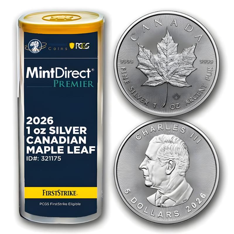 🔥Last Day 50% OFF | 1 oz 2026 Canadian Maple Leaf Silver Coin – Royal Canadian Mint