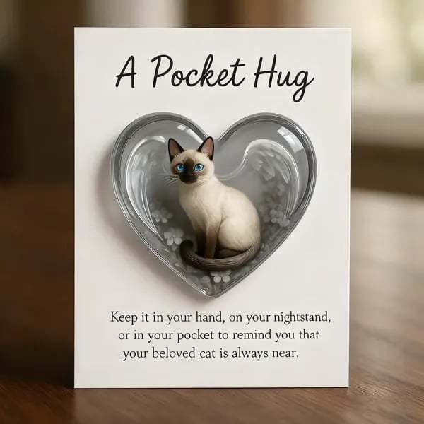 🎄Early Christmas Sale 50% OFF-😺💖 Pocket Hug Cat Card