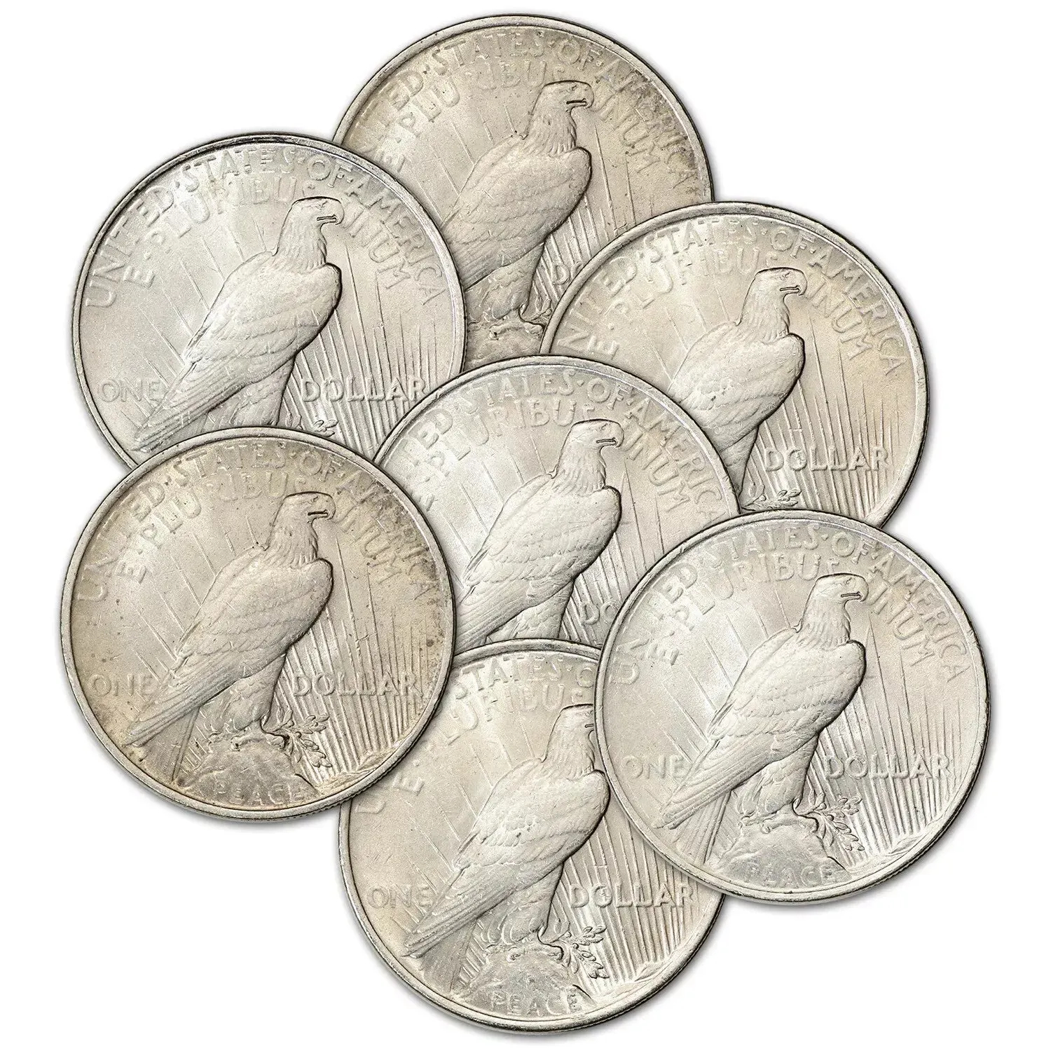 🦅 Complete Peace Silver Dollar Set (1921–1935) — Mixed Dates | Limited Edition