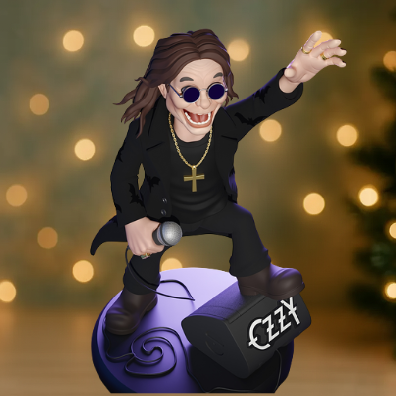🎉 New Arrival: Stylized Ozzy Osbourne Tribute – Iconic Artwork for Rock Fans 🤘